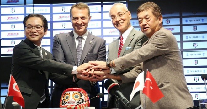 Beşiktaş ile Mainichi-Sponichi iş ortaklığı