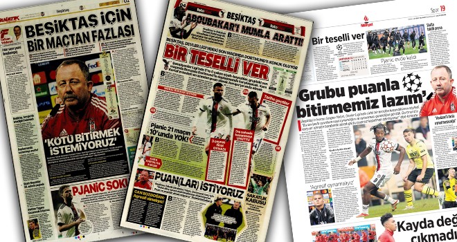 Manşetlerle Beşiktaş! (7 Aralık)
