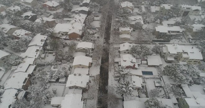 Beşiktaş beyaza büründü