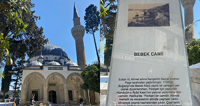 Bebek Cami ibadete açılıyor