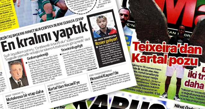 Günün Beşiktaş manşetleri (29 Temmuz)
