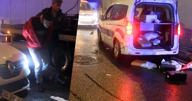 Denetimden kaçmak isteyen araç dehşet saçtı! 3 polis yaralı