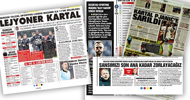 ÖZEL HABER: Köşe Yazılarından Sonra Ulusal Basın Spor Haberleri de Beşiktaş Medya Grup'ta