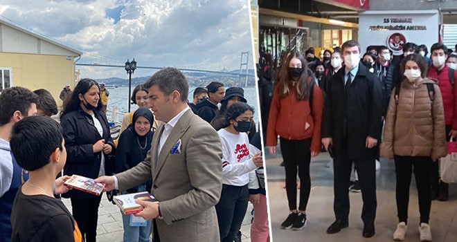 Beşiktaş Kaymakamı Önder Bakan'dan öğrencilere destek!