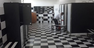 Beşiktaş'ta dezenfekte çalışması