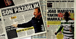 Beşiktaş'taki son gelişmeler manşetlerde