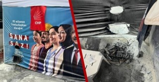 CHP'nin seçim çadırına saldırı, yakalandı!