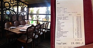 Etiler'deki lüks restorandaki hesap dudak uçuklattı! Su 125 lira...