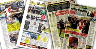 Ajax - Beşiktaş maçı manşetlerde! (29 Eylül)
