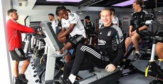 Kartal salonda  kuvvet ve kondisyon çalıştı