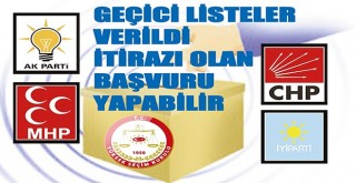 Seçim listeleri teslim edildi nasıl itiraz edebilirsiniz?
