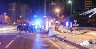 Trafik kazası ortalık toz duman