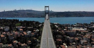 Sokağa çıkma yasağında İstanbul havadan görüntülendi