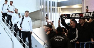 Beşiktaş'a Gaziantep'te coşkulu karşılama