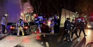 Kaza yapan sürücü önce ağladı, sonra kavga etti