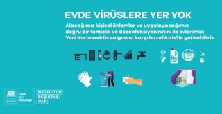 Beşiktaş Belediyesi'nden bireysel dezenfekte rehberi