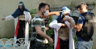 Dolmabahçe'deki şüpheli kadın gözaltına alında