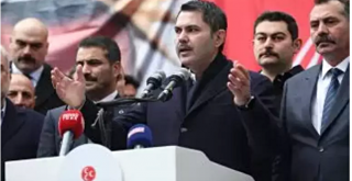 Murat Kurum Beşiktaş'ta seçim merkezi açtı