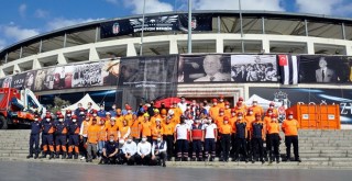 Beşiktaş, 17 Ağustos’u deprem tatbikatına destek olarak andı