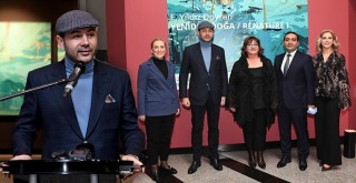 Akpolat'tan sanata hizmet! Usta sanatçı Yıldız Doyran’ın Yeniden Doğa sergisi Beşiktaş'ta