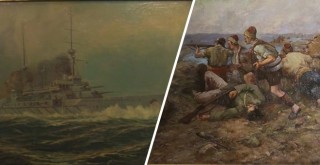 Çanakkale Savaşı'nı anlatan eserler Resim Müzesi'nde sergileniyor
