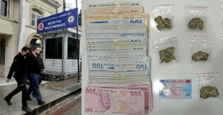 Çakarlı aracın hava filtresinden esrar çıktı