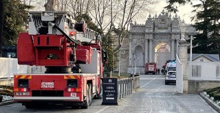 Dolmabahçe Sarayı'nda yangın paniği