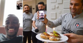 Beşiktaş'ta online doğum günü kutlaması