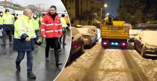 Genç başkandan mesaj var! Karla mücadeleye devam!