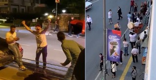 Bebek sahilinde maskesiz eğlence