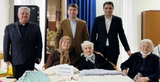 ÖZEL HABER: Beşiktaş Kaymakamı Önder Bakan ve İlçe Emniyet Müdürü Hasan Demirbağ'dan huzurevine ziyaret