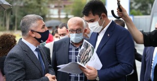 Bakan Kurum Levent'teki cami inşaatını inceledi