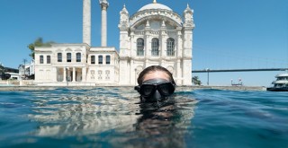 Milli sporcu Şahika Ercümen Boğaz'da dalış yaptı
