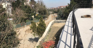 Güzelim koşu parkurunu yok ettiler!