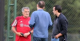 Beşiktaş'ta antrenmandan önce toplantı