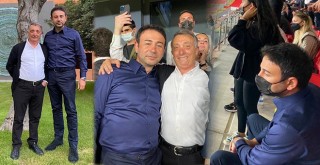 Başkan Akpolat Şampiyon Beşiktaş'ı İzmir'de izledi ve Twitter'ı salladı!..