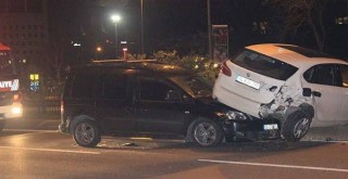 Alkollü sürücü araçların üstüne çıktı