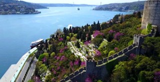 Boğaz'da görsel şölen! Havadan görüntülendi