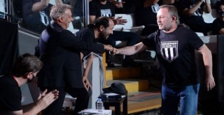 Başkan Çebi ve Sergen Yalçın bir araya geldi