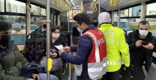 İETT otobüsünde izin belgesi kontrolü