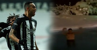 Souza buz tutmuş havuza atladı