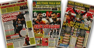 Dev derbi öncesi gazete manşetleriyle Beşiktaş!
