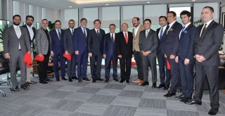 Başkan Çebi’den Türkiye Futbol Federasyonu Başkanı Nihat Özdemir’e ziyaret