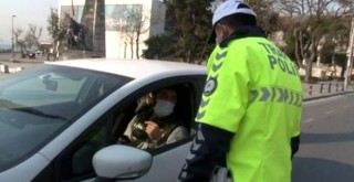 Beşiktaş'ta sürücüler denetlendi