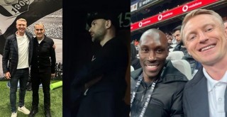 Beşiktaş - Galatasaray derbisinde eski siyahbeyazlılardan destek!