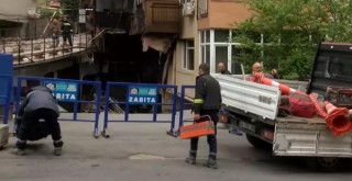 29 kişinin hayatını kaybettiği binaya ana hat üzerinden elektrik verildi