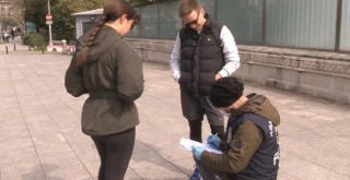 Beşiktaş'ta sahilde yürüyenlere bin TL ceza