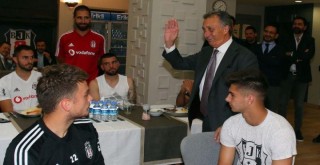 Ahmet Nur Çebi Futbolcularla Bir Araya Geldi