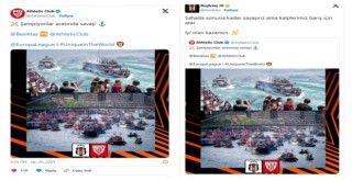 Athletic Bilbao ve Beşiktaş'tan karşılıklı paylaşımlar!