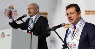 Kılıçdaroğlu ve İmamoğlu Kudüs Mitingi'nde